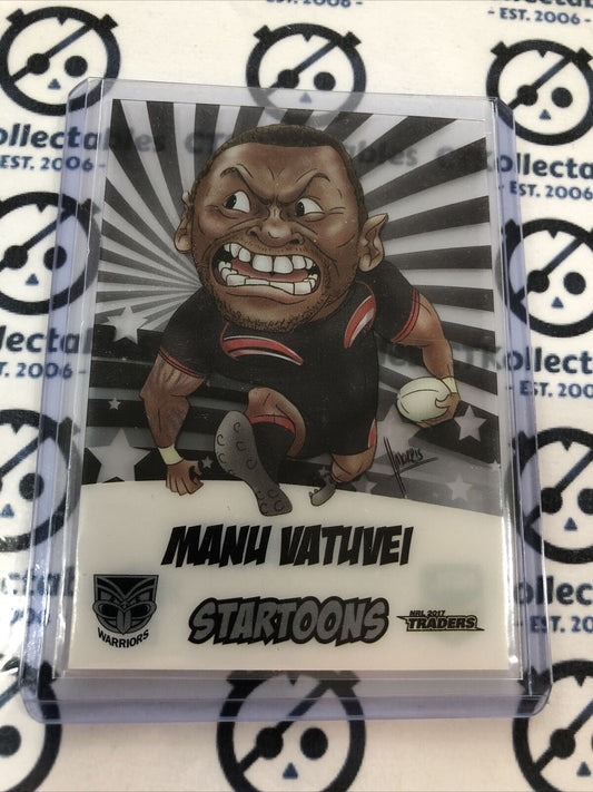 2017 NRL Traders Startoons Manu Vatuvei #ST17/18 Warriors