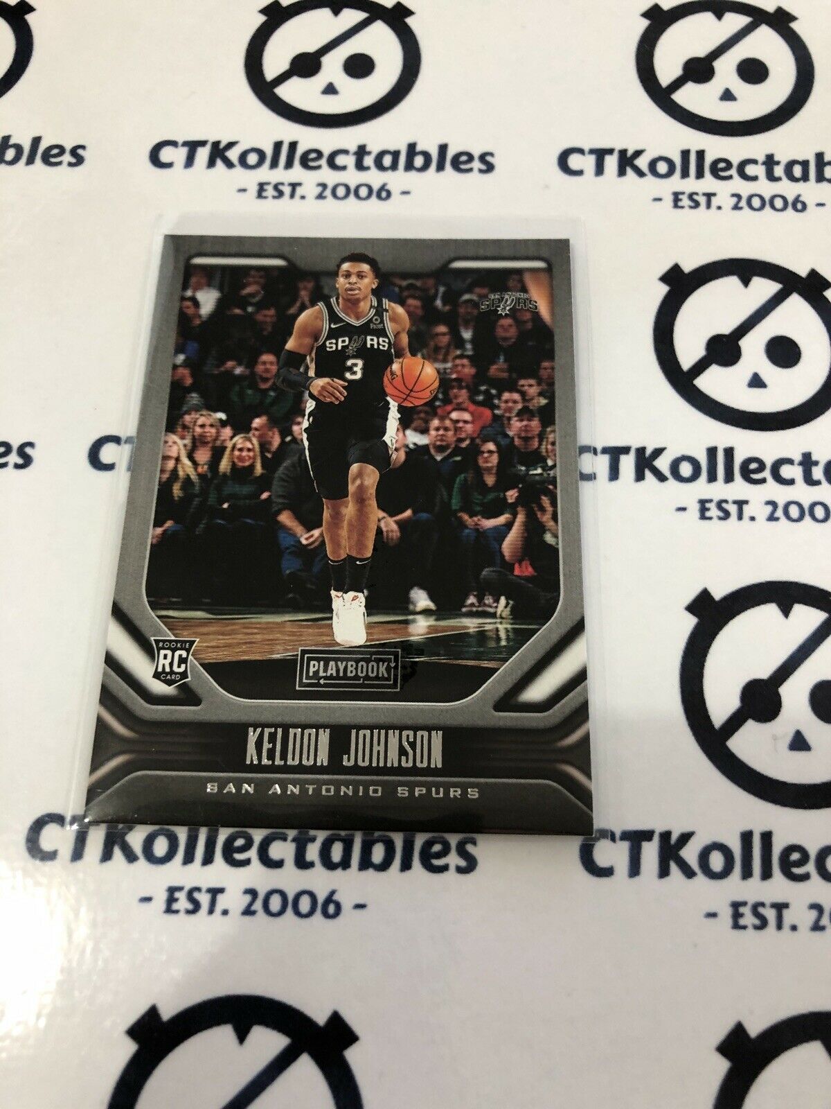 Keldon Johnson RC #187 2019-20 NBA Chronicles Playbook