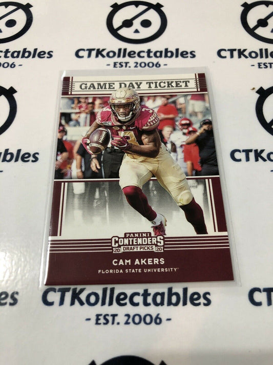 2020 NFL Contenders Draft Picks Game Day Ticket #16 Cam Akers Rams