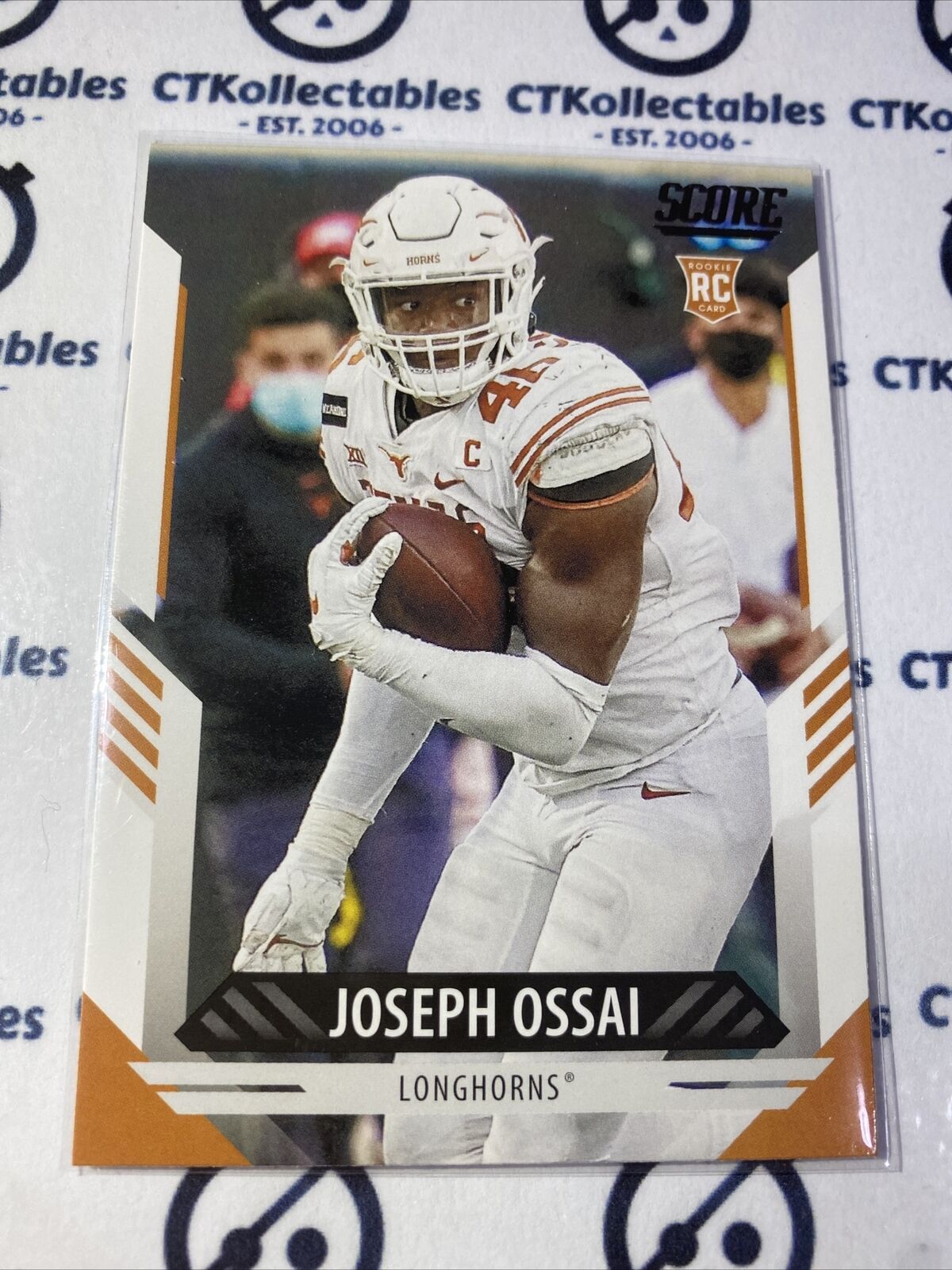 2021 NFL Score Rookie Card Joseph Ossai #354 RC Bengals
