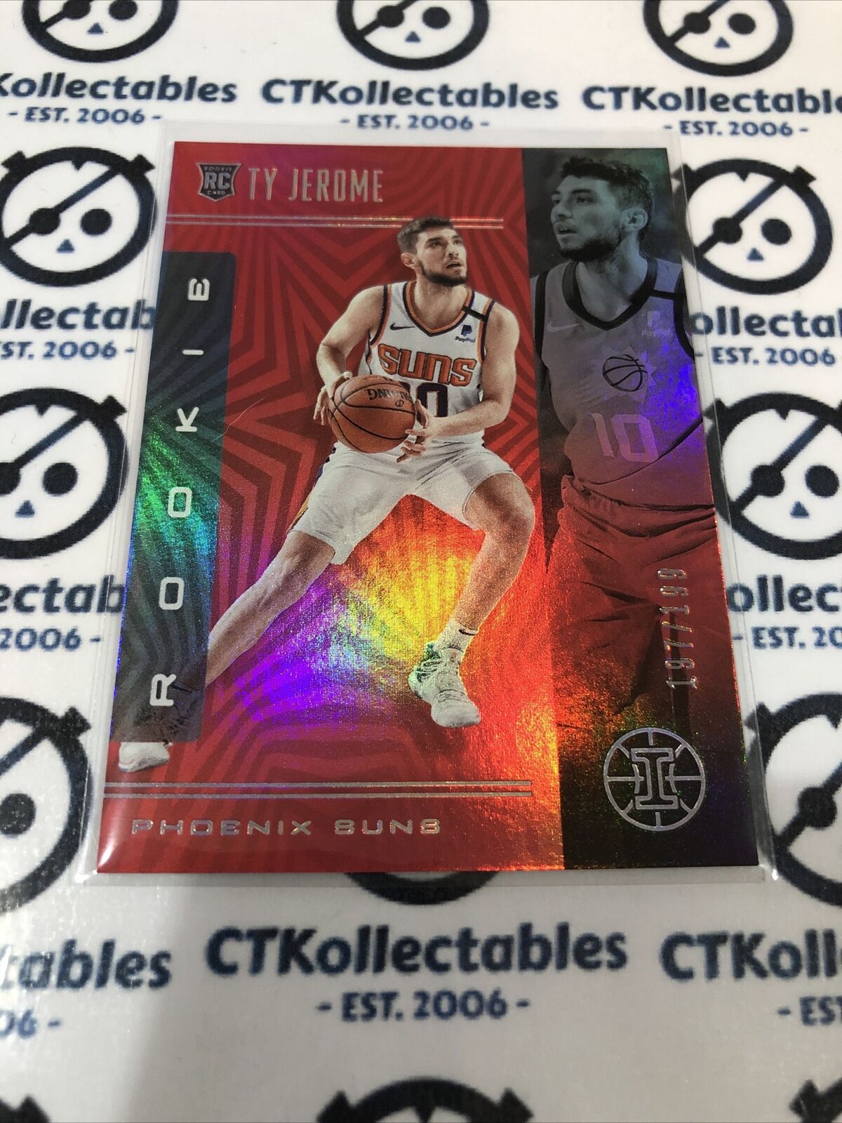 2019-20 NBA Illusions Ty Jerome Ruby Red RC #179 Suns