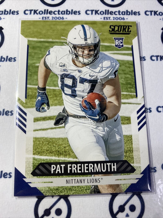 2021 NFL Score Rookie Card Pat Freiemuth #323 RC Steelers