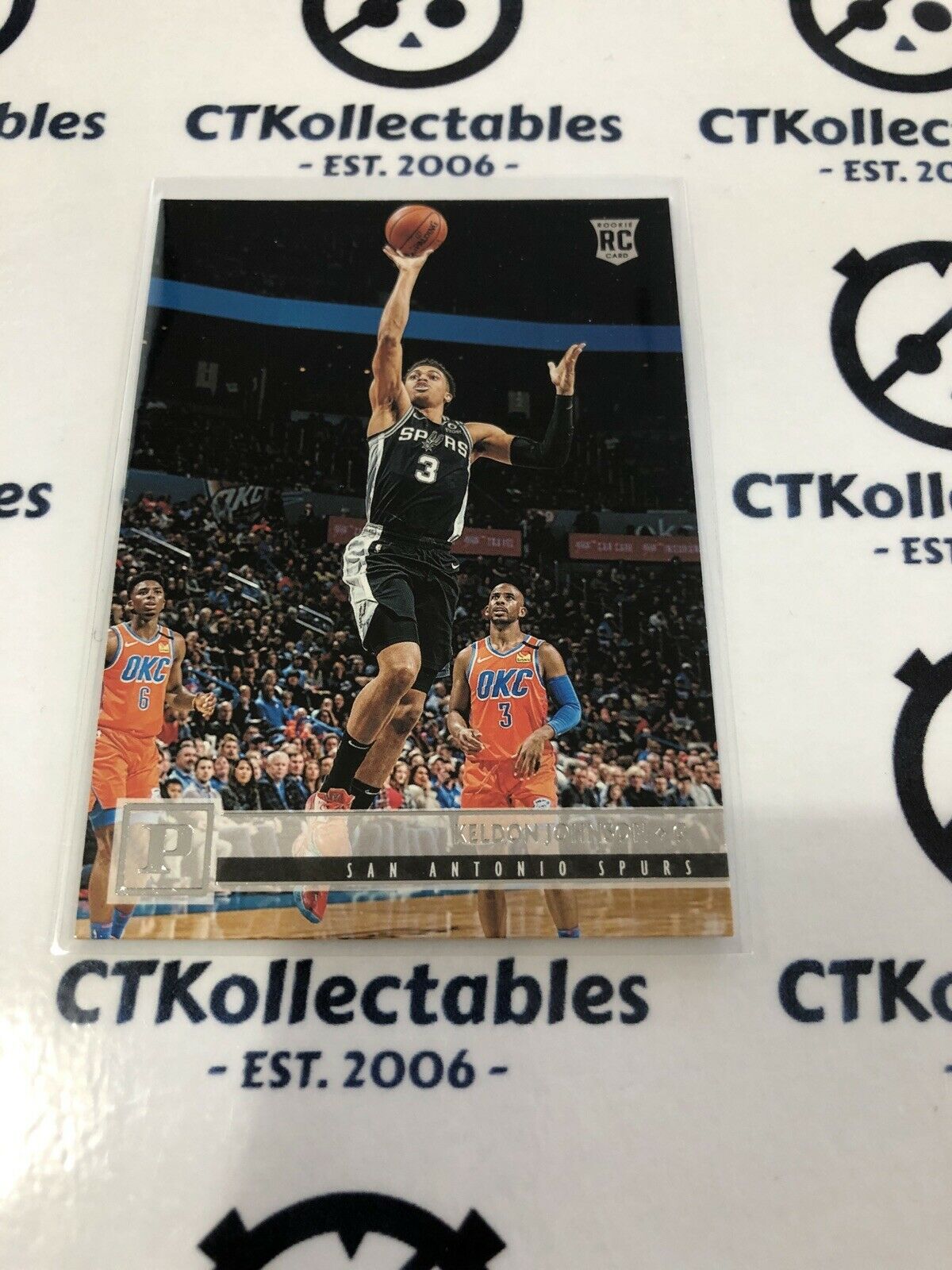 Keldon Johnson RC #113 2019-20 NBA Chronicles Panini