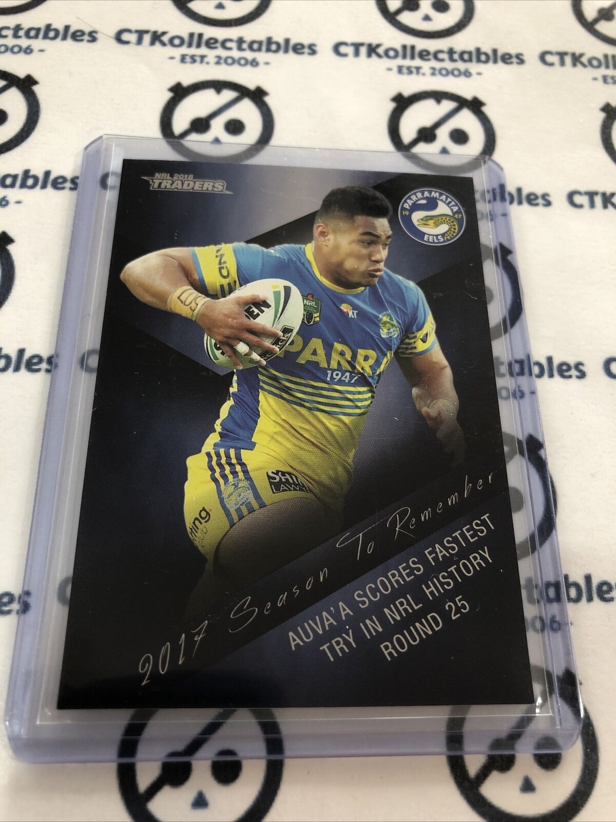 2018 NRL Traders Season To Remember Kirisome Auva’a SR28/48 Eels