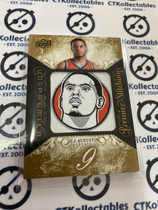 2008/09 U/D Premier DJ Augustin Premier Stitchings #29/50 Bobcat