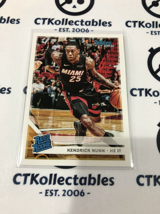 Kendrick Nunn RC #199 2019-20 NBA Chronicles Donruss Rated Rookie