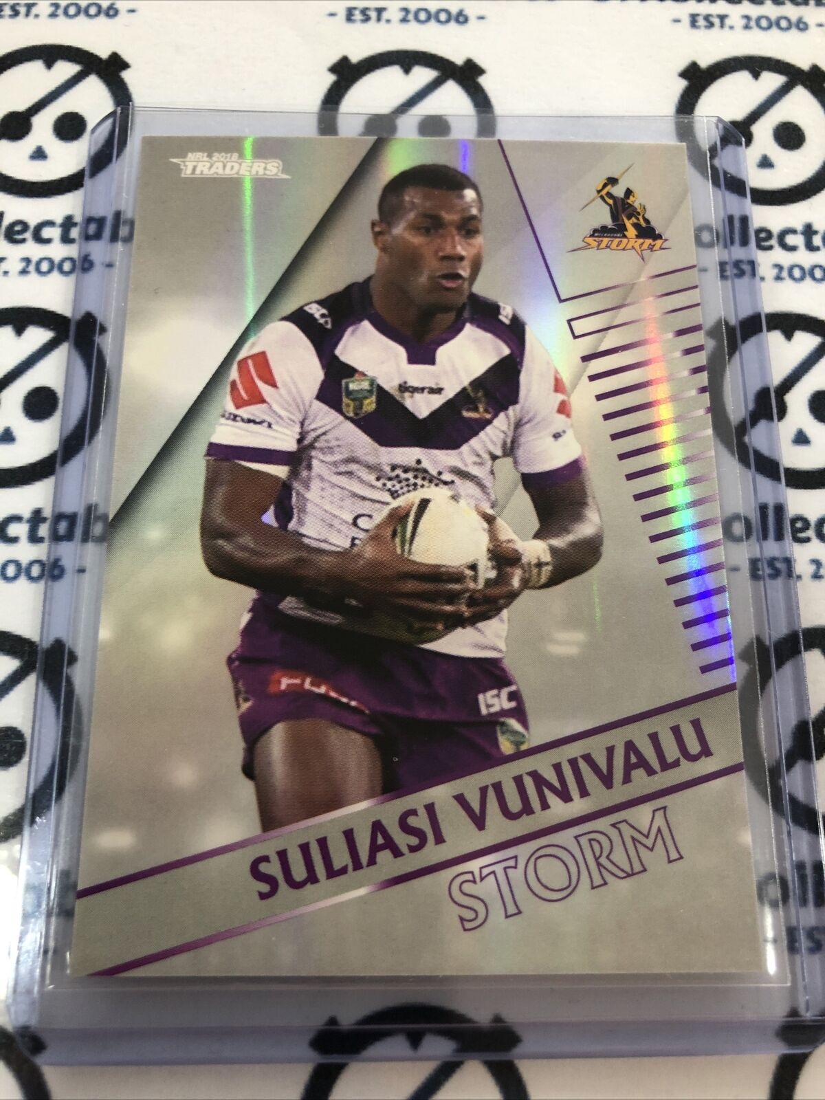 2018 NRL Traders Parallel Suliasi Vunivali PS070 Storm