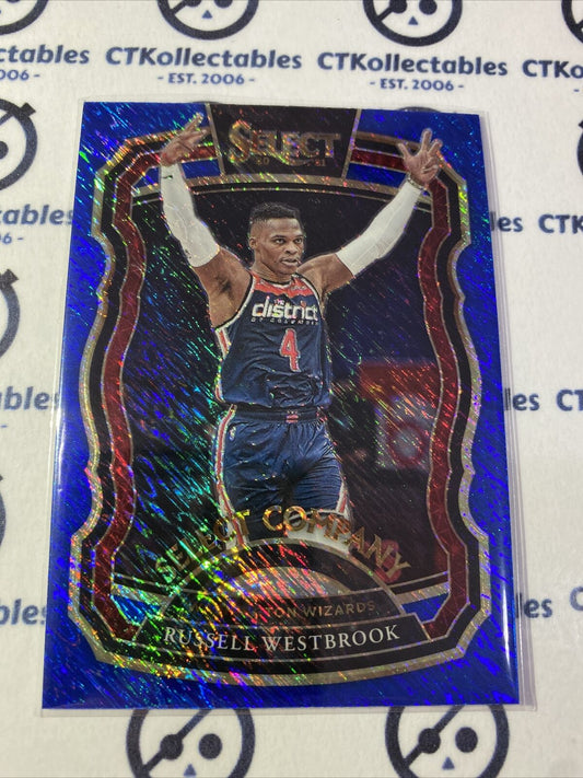 2020-21 Panini NBA Select Russell Westbrook Blue Shimmer Select Company Prizm#19