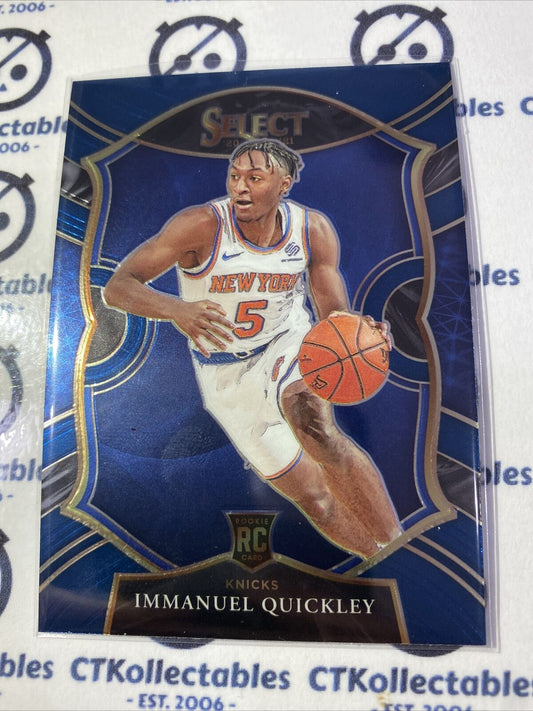 2020-21 Panini NBA Select Immanuel Quickley Blue RC Concourse #85 Knicks