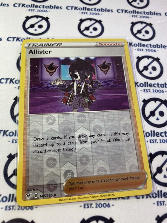 Allister Trainer Reverse Holo #146/185 Pokémon Card Vivid Voltage