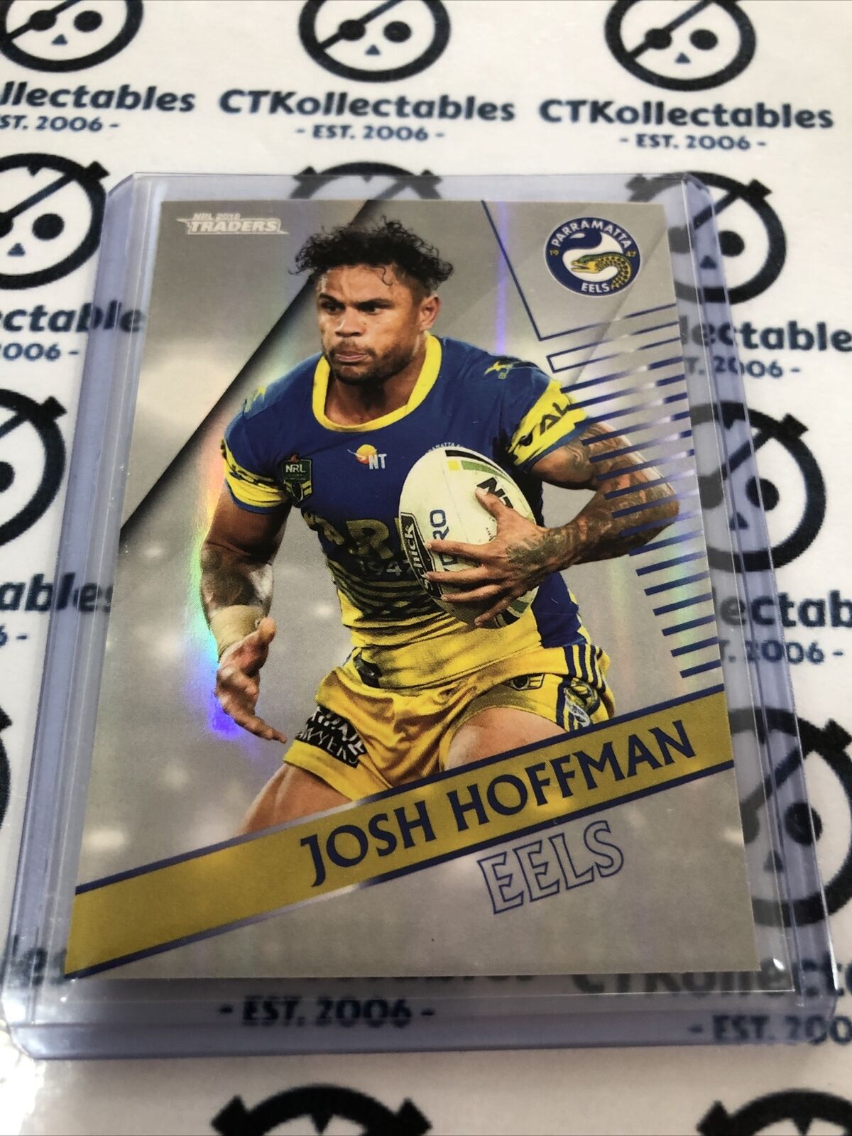 2018 NRL Traders Parallel Josh Hoffman PS095 Eels