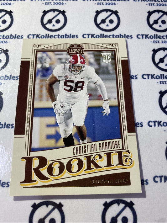 2021 NFL Legacy Rookie Christian Baramore #187 Patriots RC