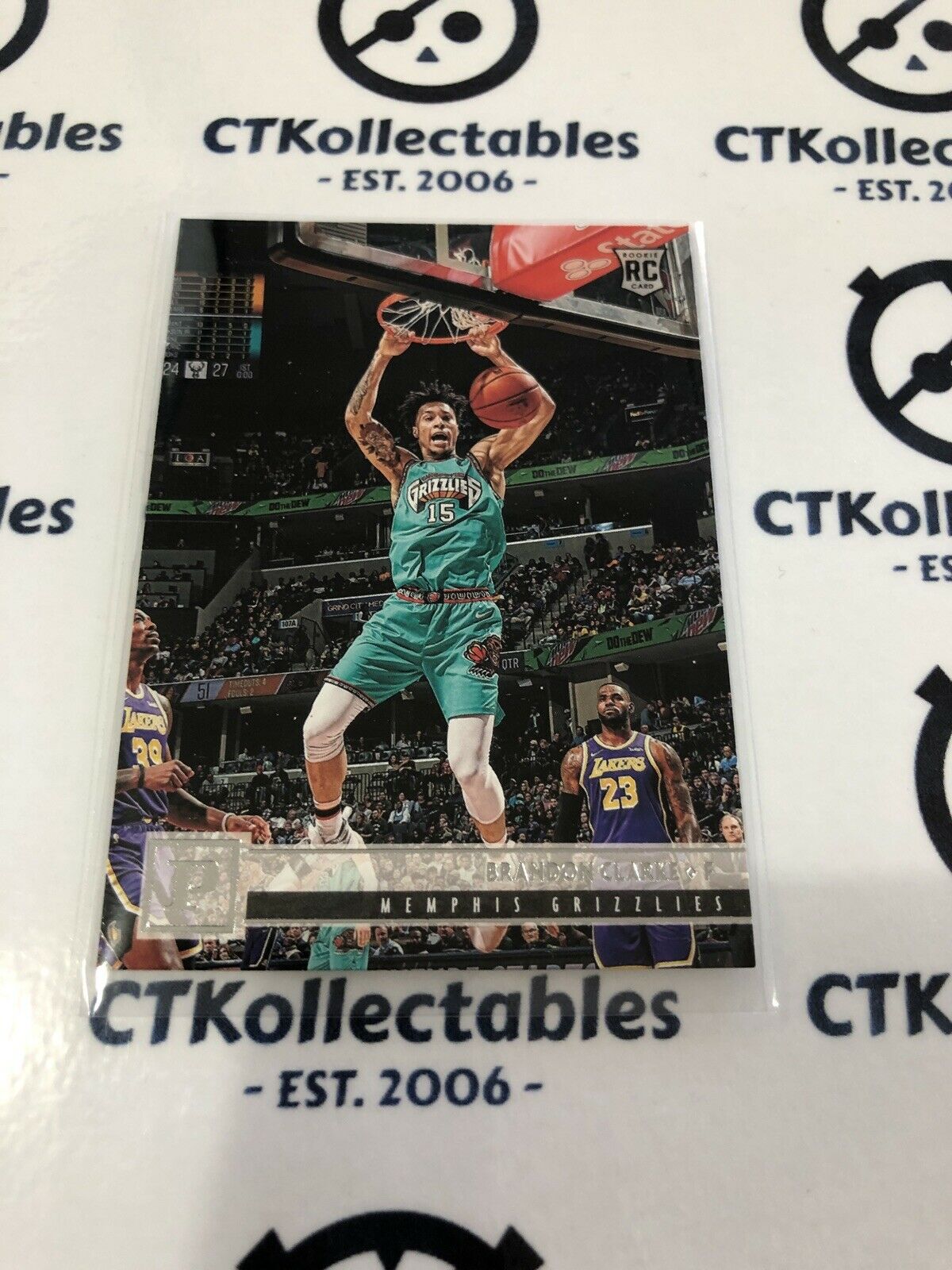 Brandon Clarke RC #134 2019-20 NBA Chronicles Panini