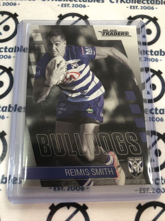 2019 NRL Traders Platinum Parallel Reimis Smith PS030 Bulldogs