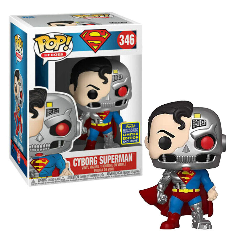 Cyborg Superman 2020 SDCC Limited Edition #346 Funko POP! Heroes