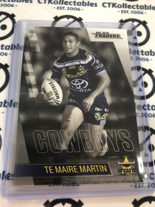 2019 NRL Traders Platinum Parallel Te Marie Martin PS086 Cowboys