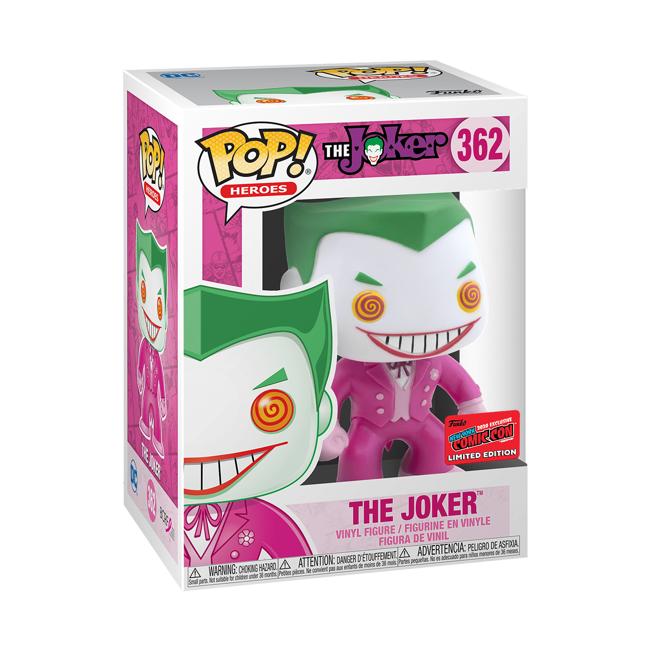 The Joker Breast Cancer Awareness DC Comics #362 Funko POP! Heroes