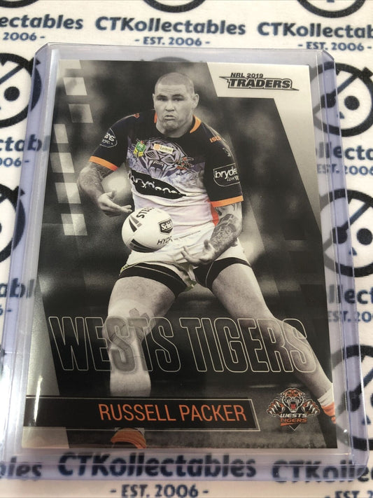 2019 NRL Traders Platinum Parallel Russell Packer PS157 West Tigers