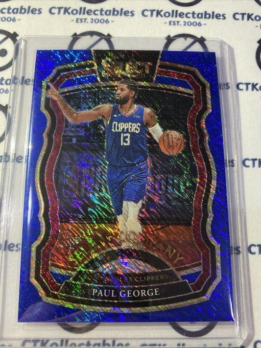 2020-21 Panini NBA Select Paul George Blue Shimmer Select Company Prizm #23 SP