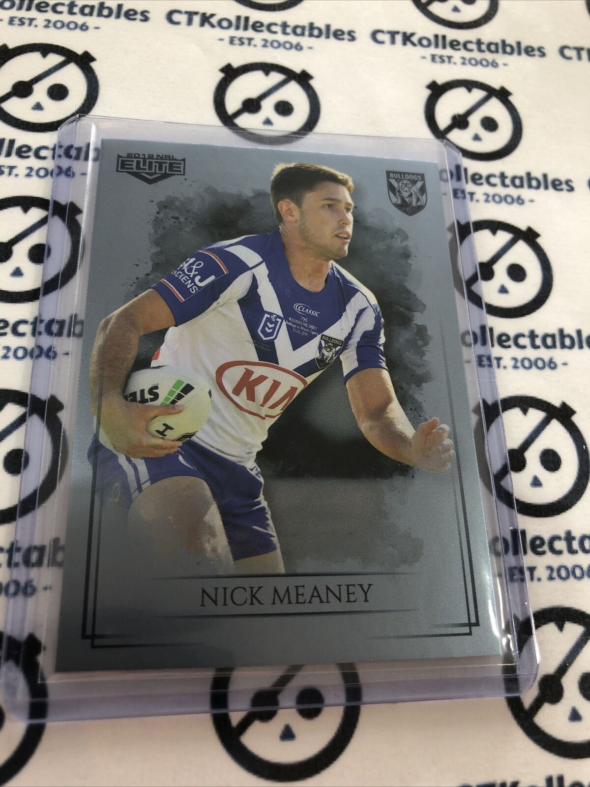 2019 NRL Elite Silver Special Parallel Nick Meaney SS025 Bulldogs