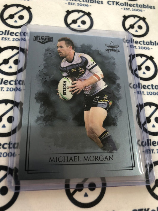 2019 NRL Elite Silver Special Parallel Michael Morgan SS079 Cowboys
