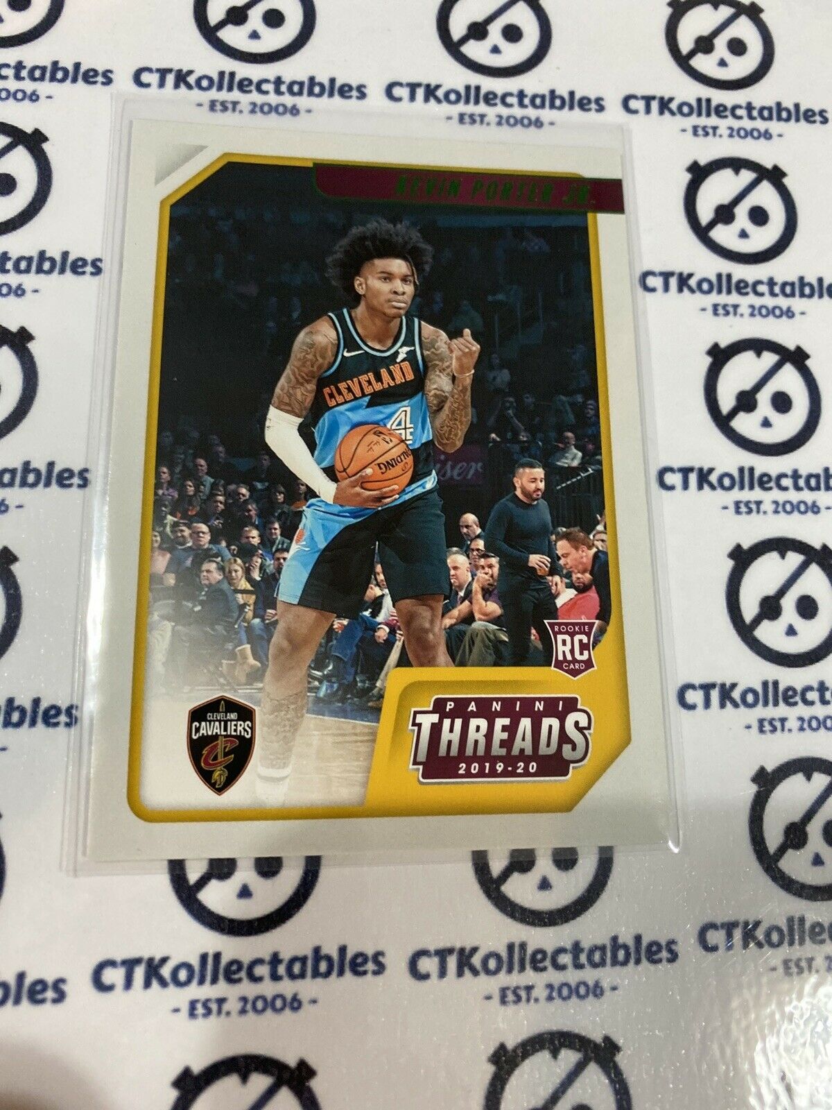 2019-20 NBA Chronicles Threads Kevin Porter Jr Green RC #99 Cavs