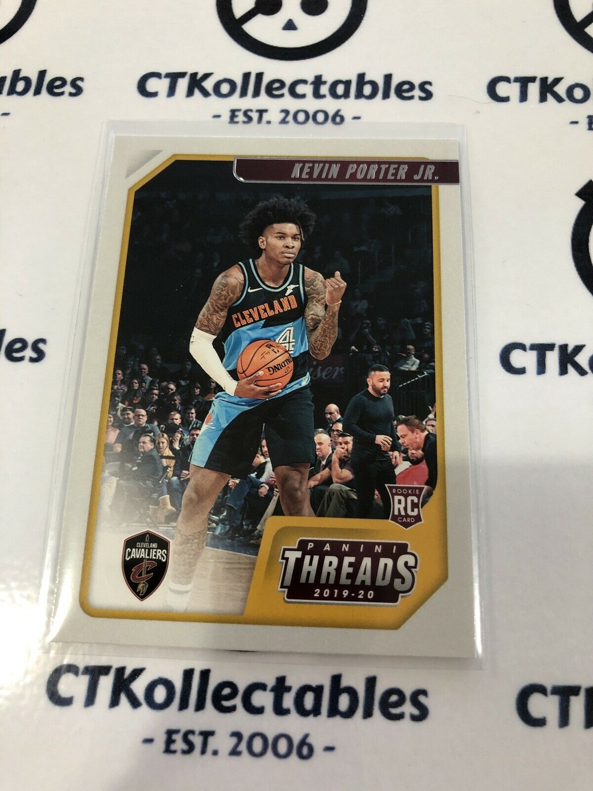 Kevin Porter JR RC #99 2019-20 NBA Chronicles Threads