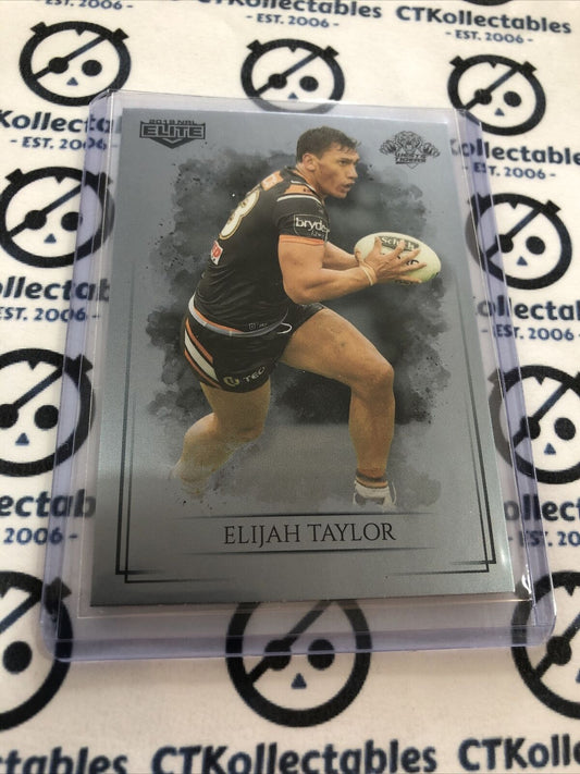 2019 NRL Elite Silver Special Parallel Elijah Taylor SS144 West Tigers