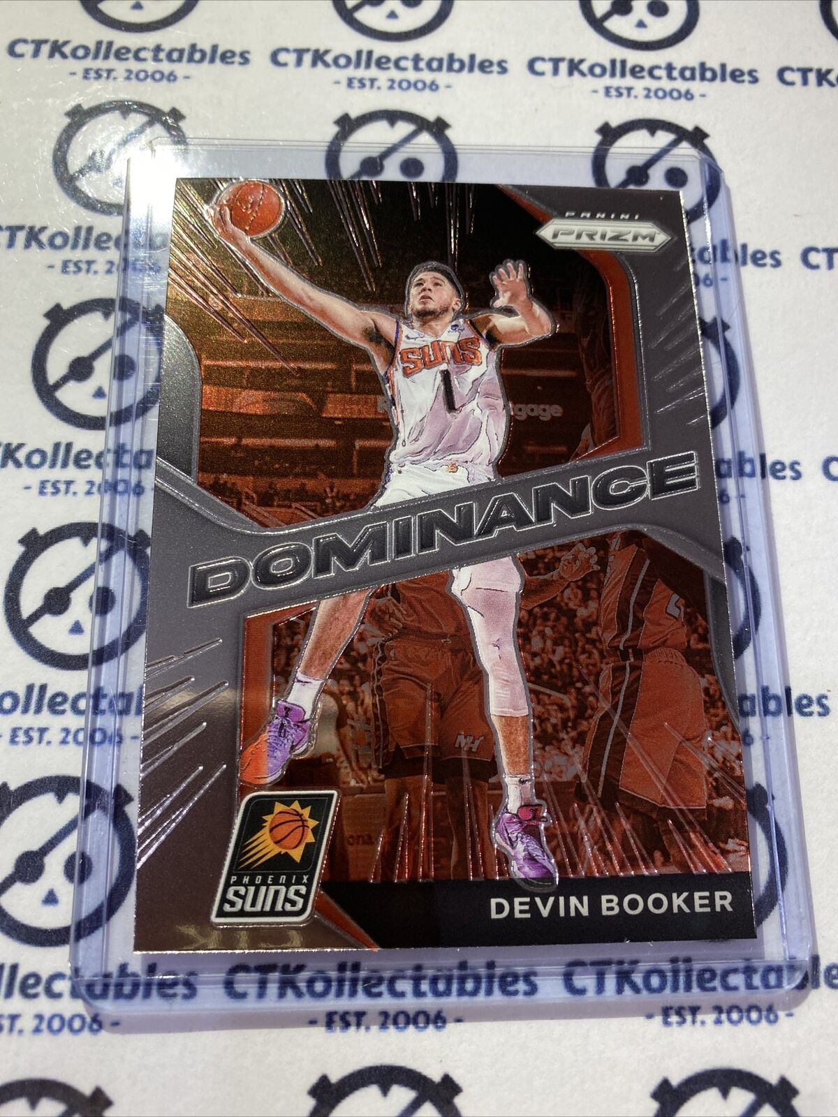 2020-21 NBA Prizm Dominance Devin Booker #5 Suns