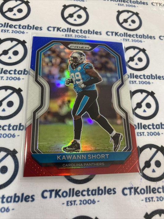 2020 NFL Prizm Kawann Short Red White & Blue Prizm #239 Panthers