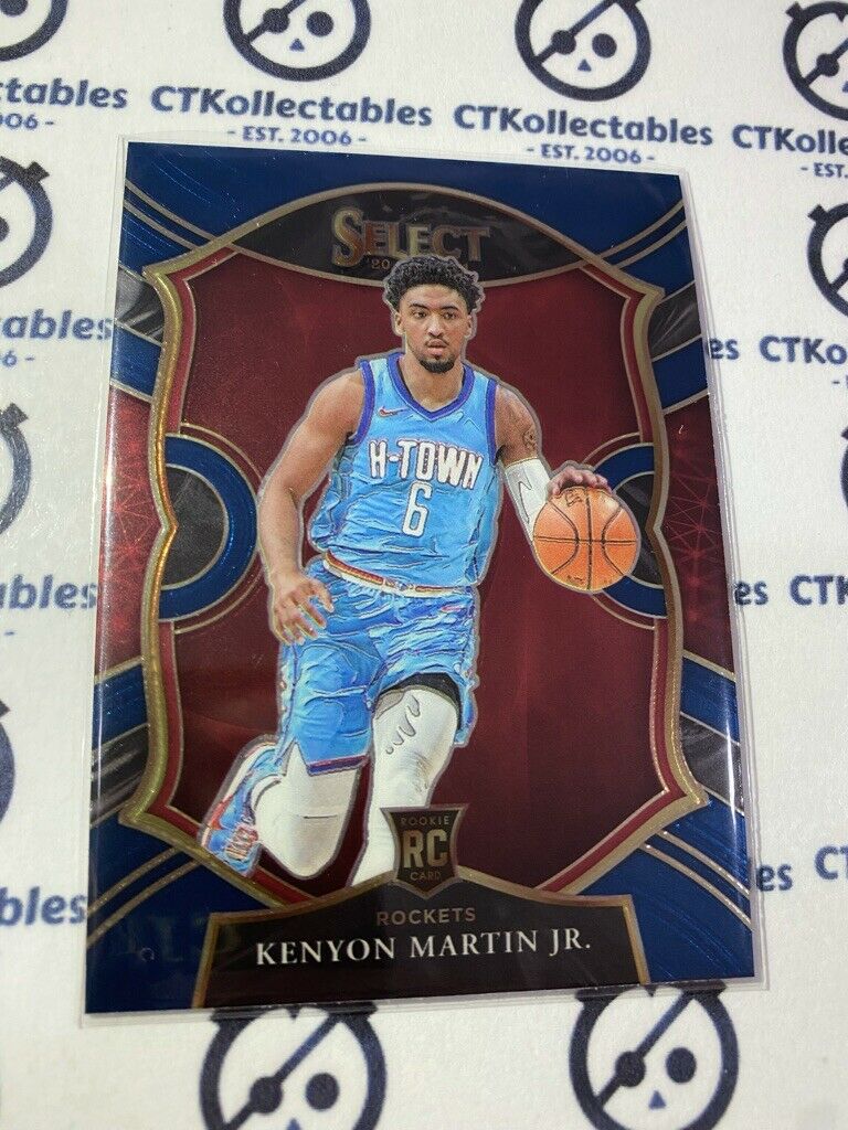 2020-21 Panini NBA Select Blue Kenyon Martin Jr. Concourse #98 RC Rockets