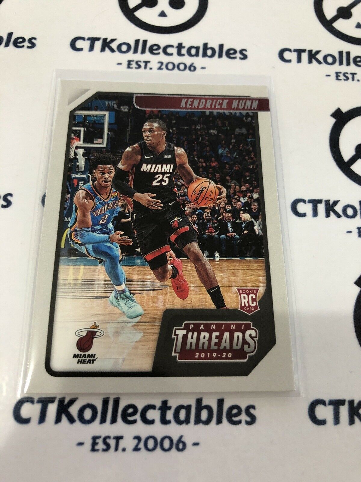 Kendrick Nunn RC #82 2019-20 NBA Chronicles Threads