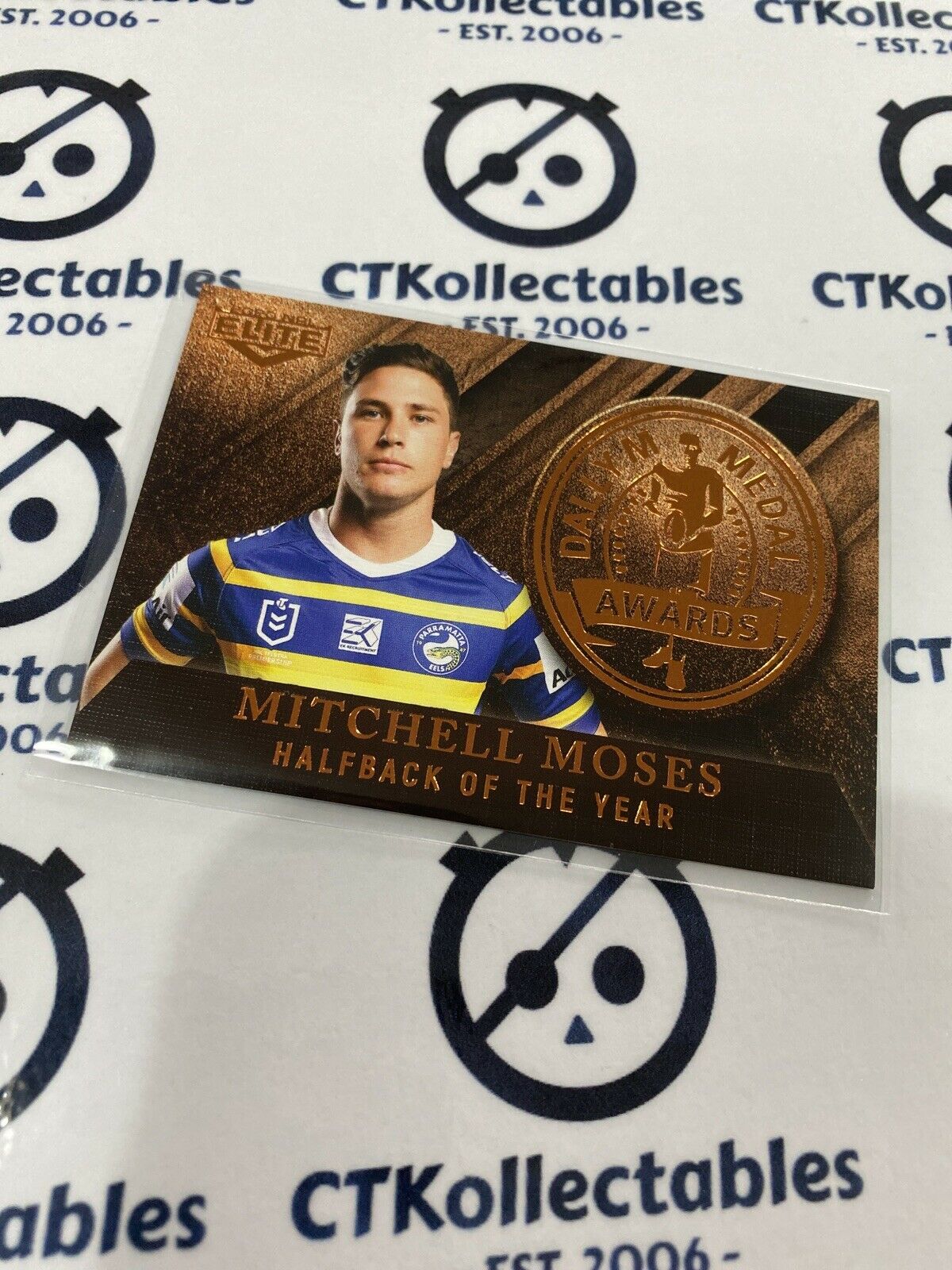 2020 NRL Elite Daly M Mitchell Moses DM06 Eels