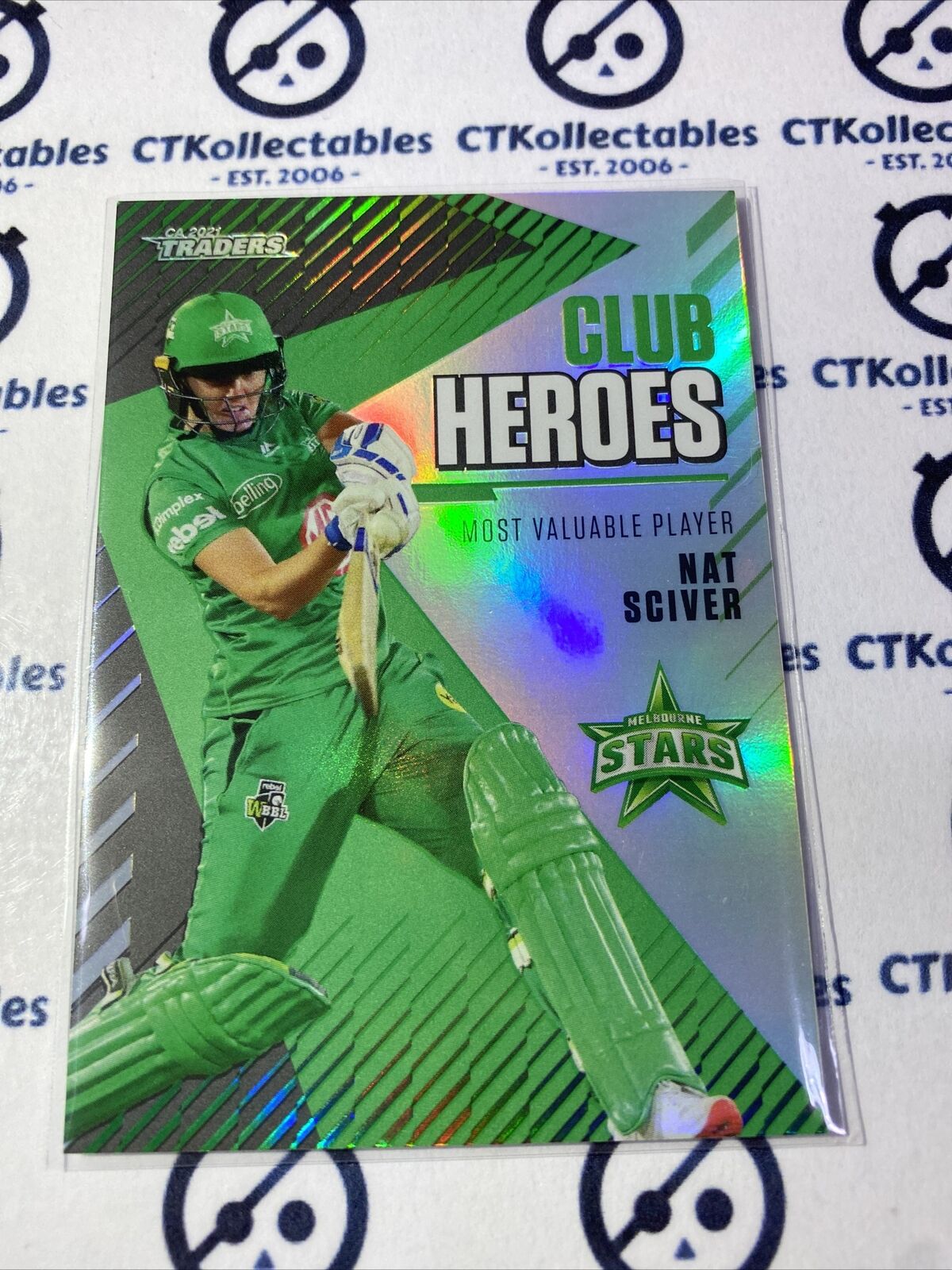 2021/2022 TLA Cricket Traders Club Heroes #CH10 Nat Sciver