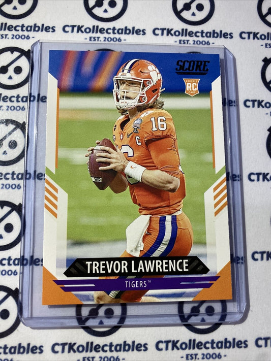 2021 NFL Score Rookie Card Trevor Lawrence #301 RC Jaguars