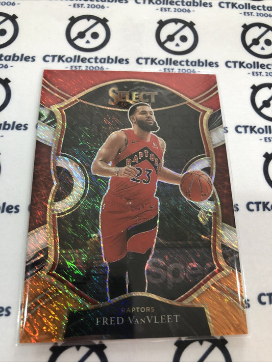 2020-21 Panini NBA Select Fred VanVleet Concourse Red White Orange #29 Raptors