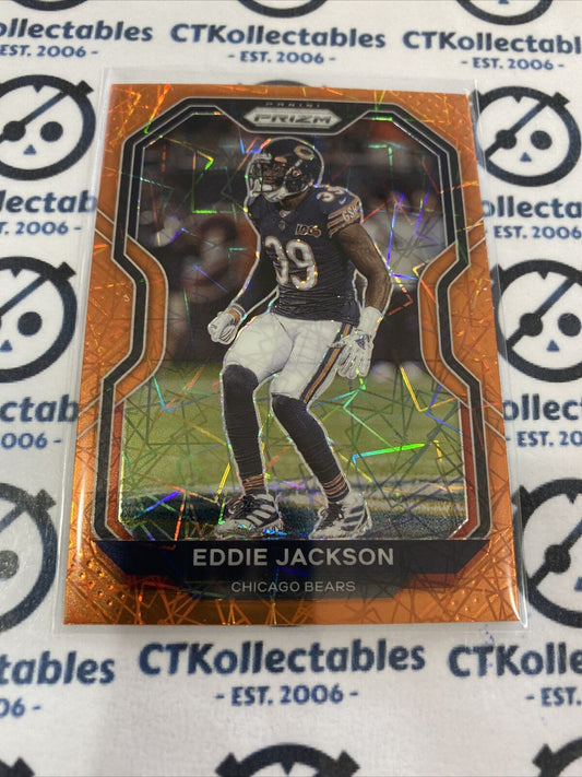 2020 NFL Prizm Eddie Jackson Orange Lazer Prizm #194 Bears