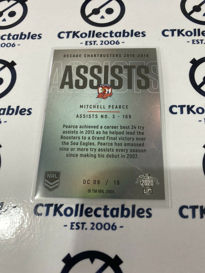 2020 NRL Elite Decade Chartbusters Mitchell Pearce DC-09 Roosters