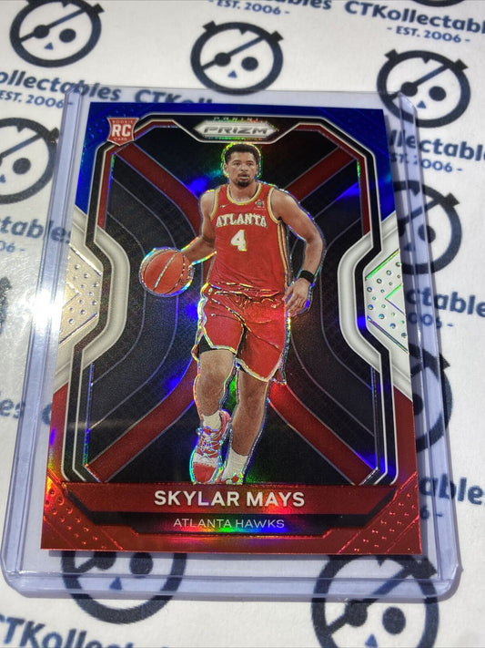 2020-21 NBA Prizm Skylar Mays Red White Blue Prizm #255 Hawks RC