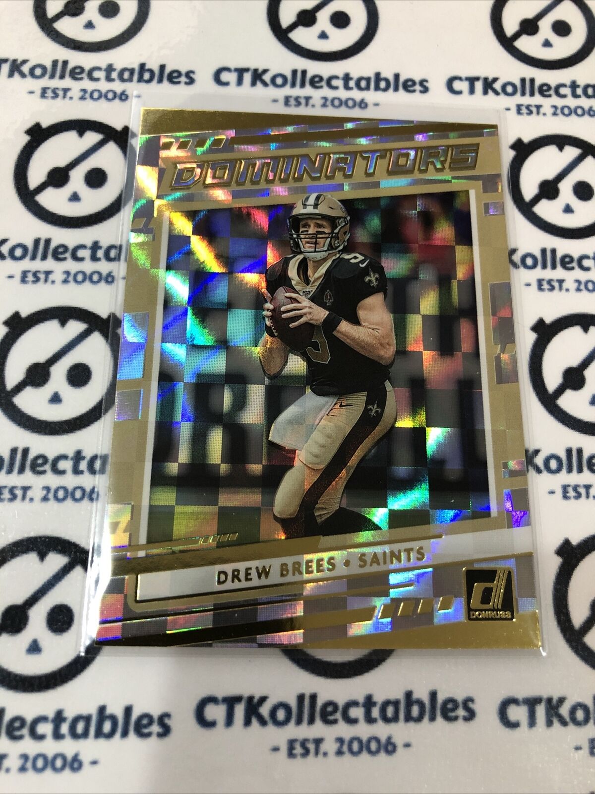 2020 NFL Donruss DOMINATORS Drew Brees D-DB SAINTS