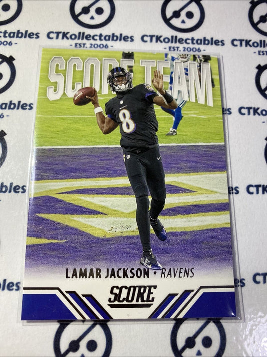 2021 NFL Score Lamar Jackson Score Team #ST2 Ravens