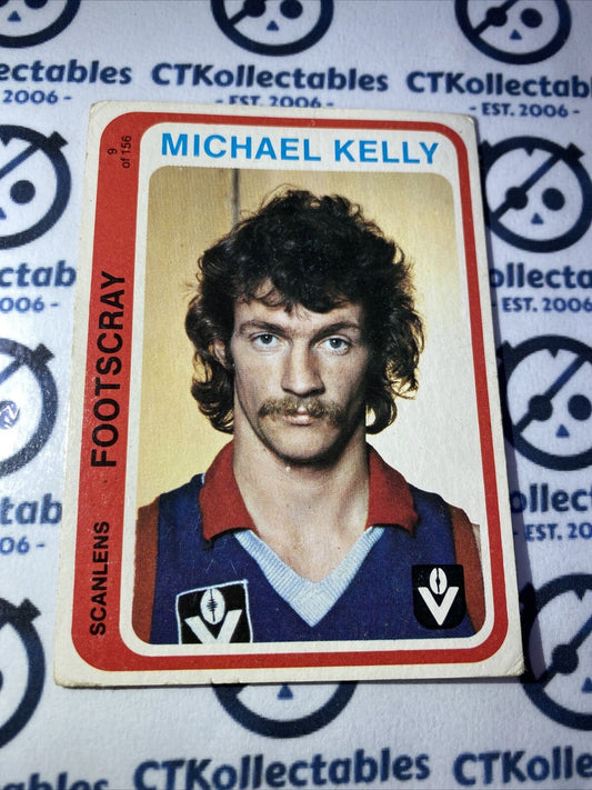 1979 Scanlens VFL Michael Kelly #9 Of 156 Footscray