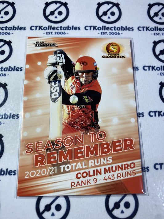 2021/2022 TLA Cricket Traders Season To Remember #STR09/30 Colin Munro