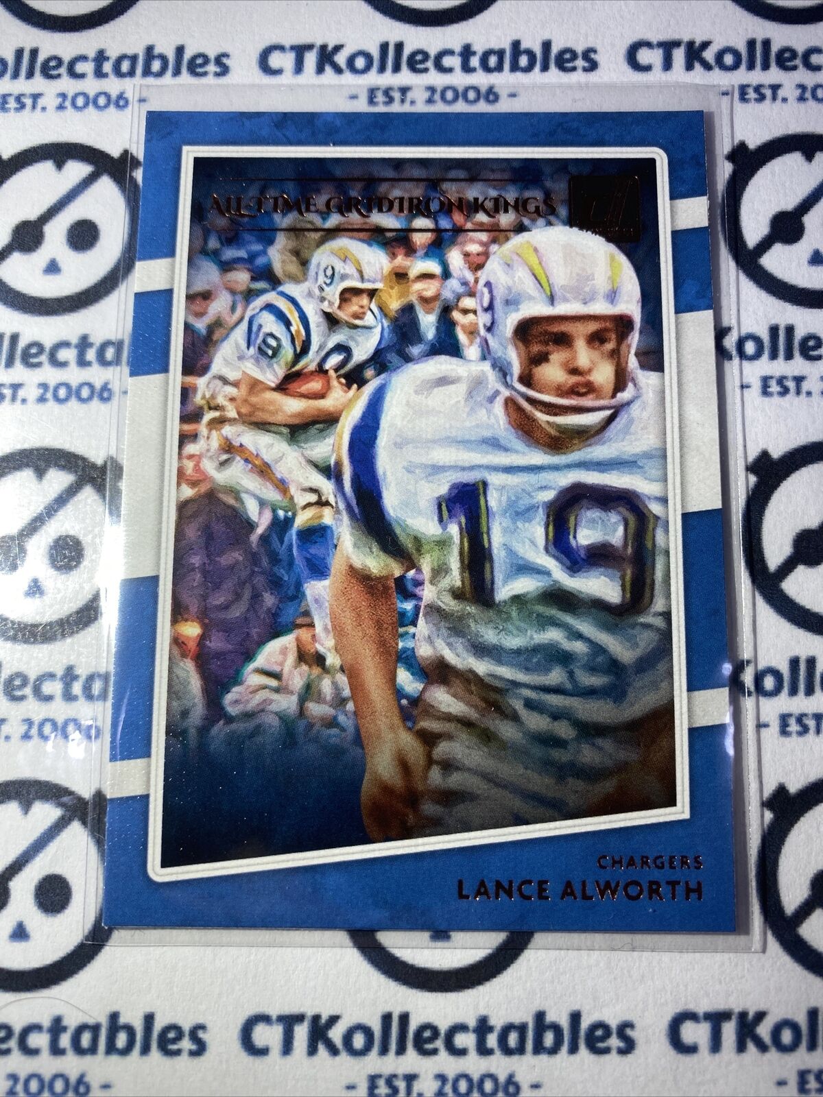 2020 NFL Donruss All-time Gridiron Kings Lance Alworth RC #ATGK-LA Chargers