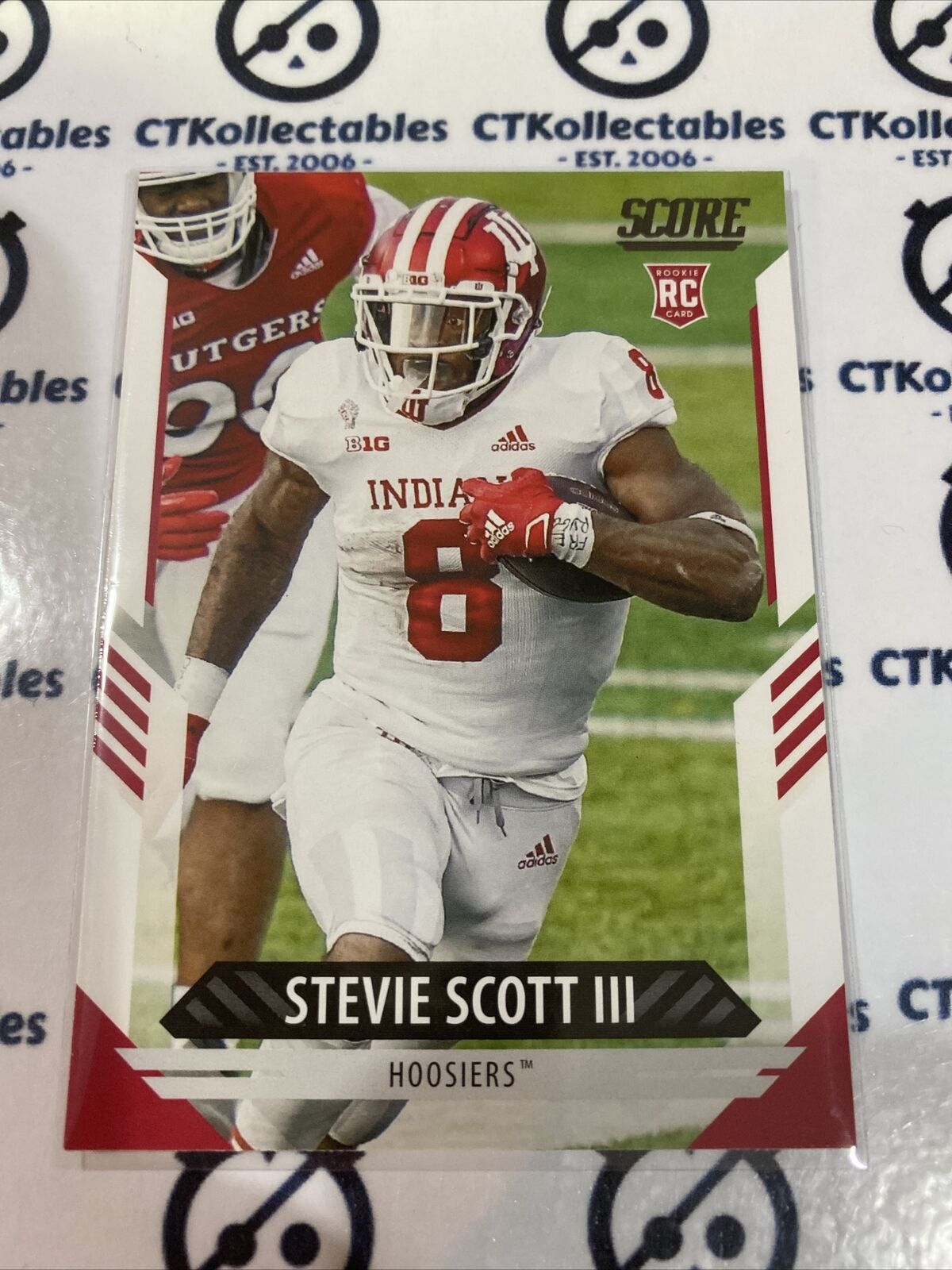 2021 NFL Score Rookie Card Steve Scott III #361 RC Saints