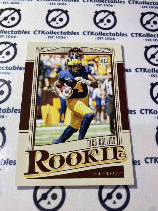 2021 NFL Legacy Rookie Nico Collins #160 Texans RC