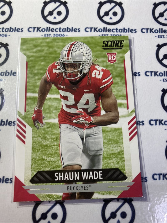 2021 NFL Score Rookie Card Shaun Wade #342 RC Patriots