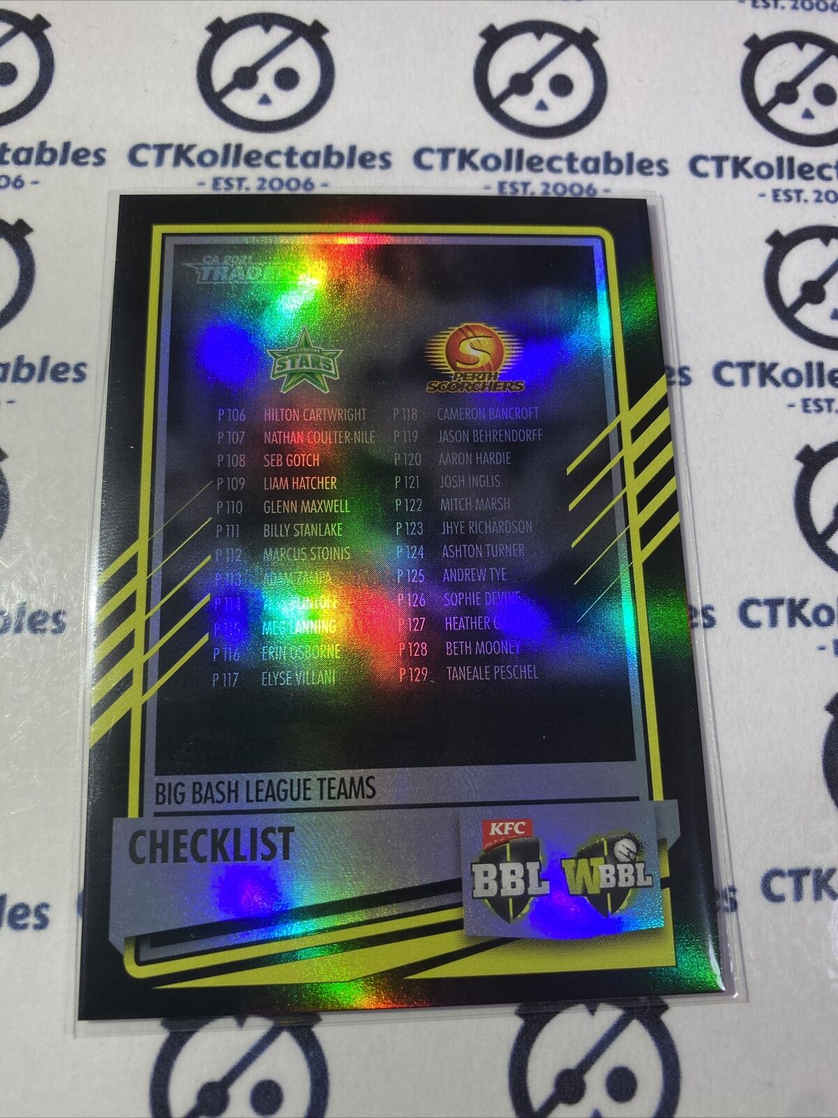 2021/2022 TLA Cricket Traders silver Parallel #P156 Checklist