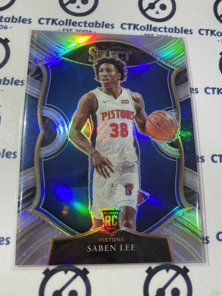 2020-21 Panini NBA Select Saben Lee Concourse silver Prizm RC Pistons