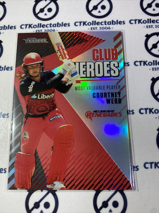 2021/2022 TLA Cricket Traders Club Heroes #CH08 Courtney Webb